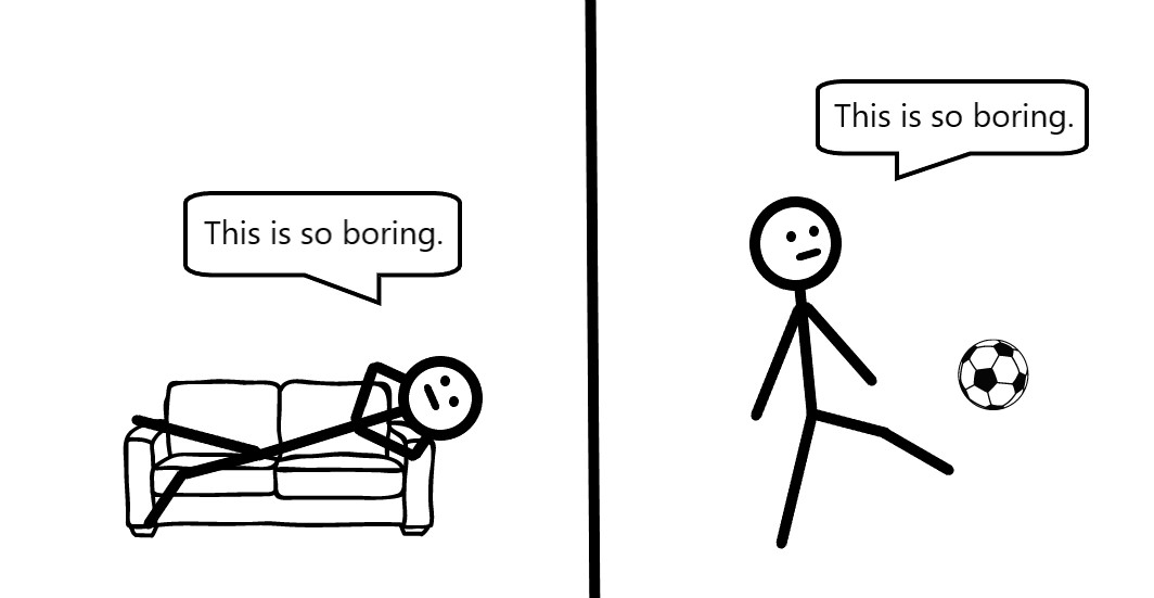 active versus passive boredom