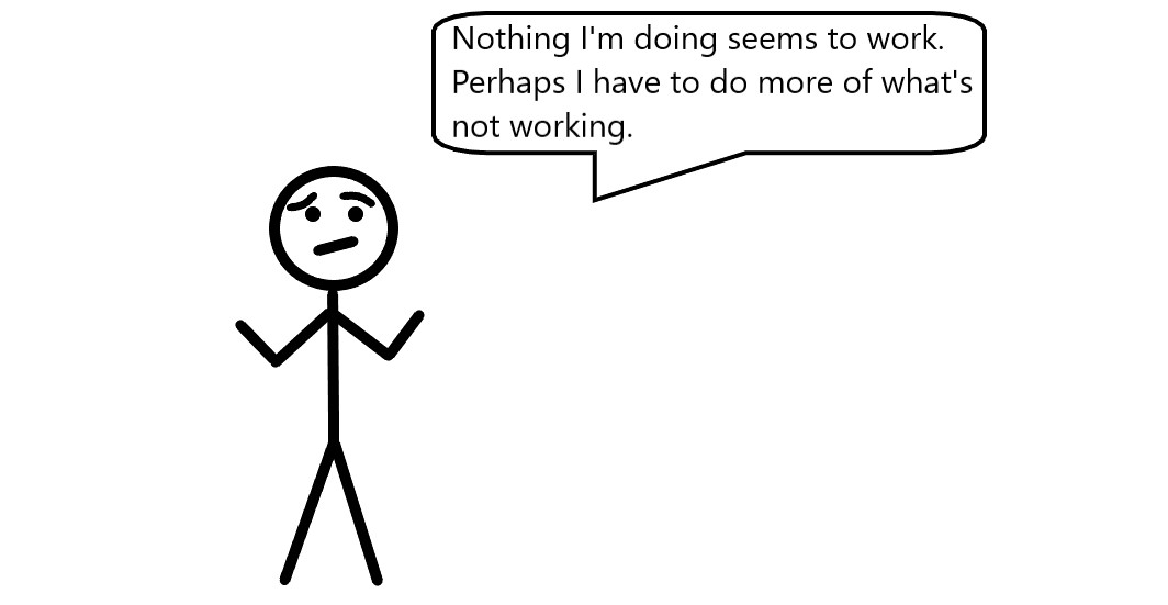 stop doing start being