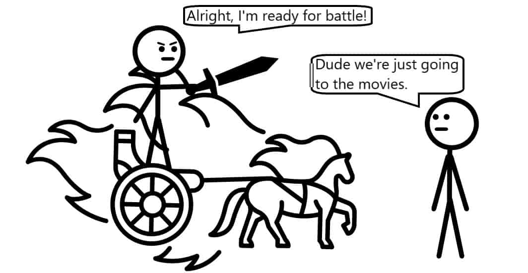 In the heat of the battle