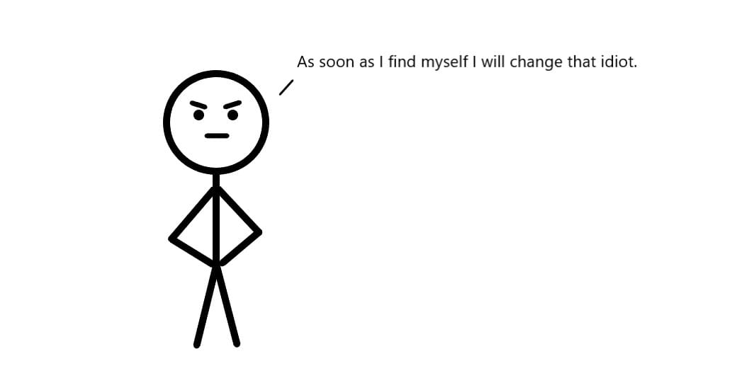 Where is the you you want to change