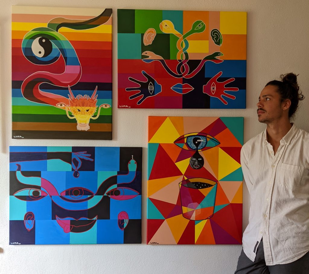 Spiritual artwork by Luka