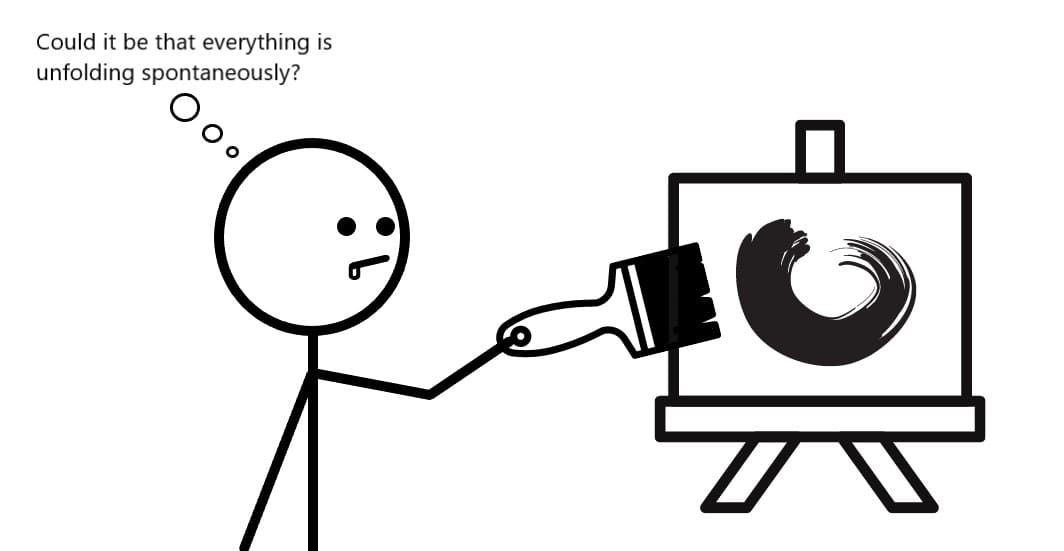 The process of creating art