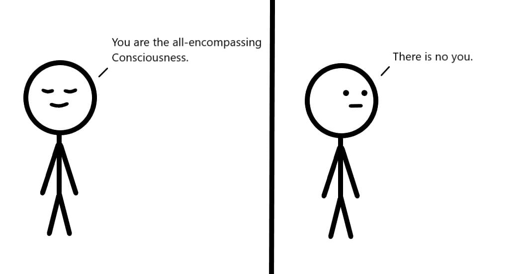 Gentle non duality versus radical non duality