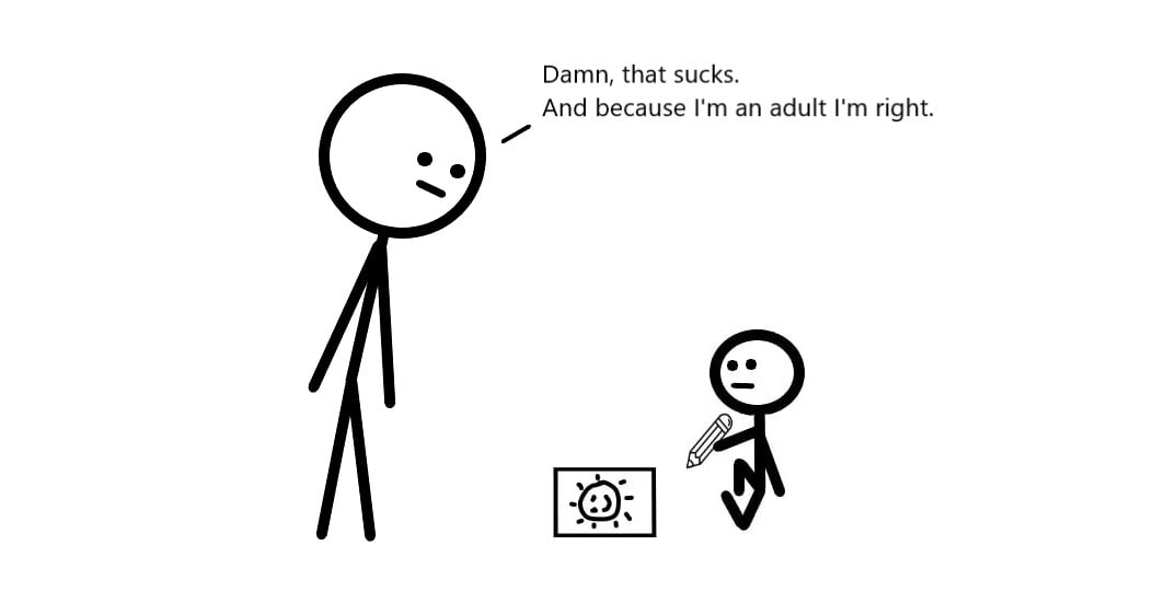 Is having strong opinions a sign of adulthood