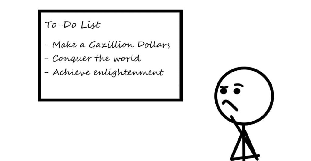 Your ambition is the problem