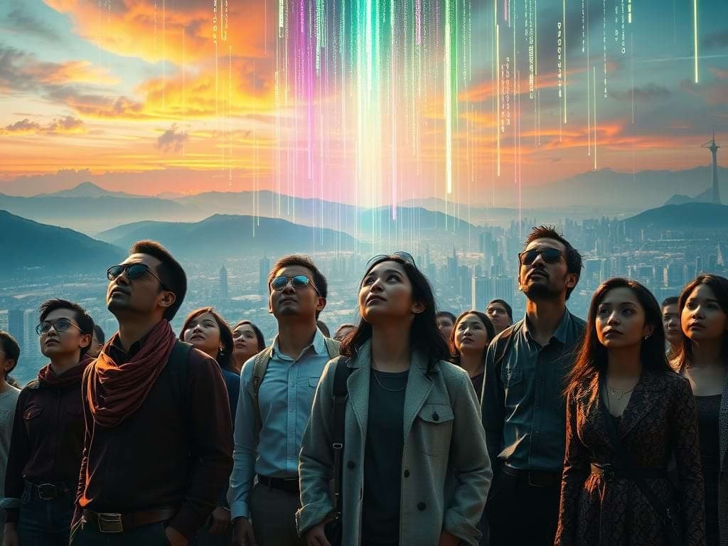 7 minutes to see the matrix